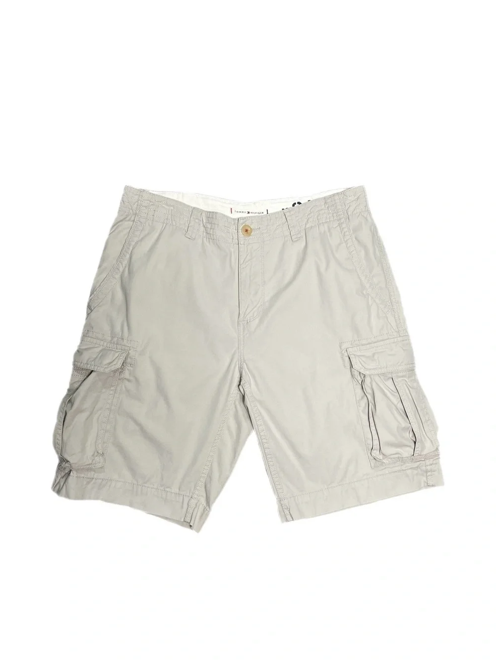 Early 2000’s Men’s Tommy Hilfiger Cargo 100% Cotton Khaki Shorts